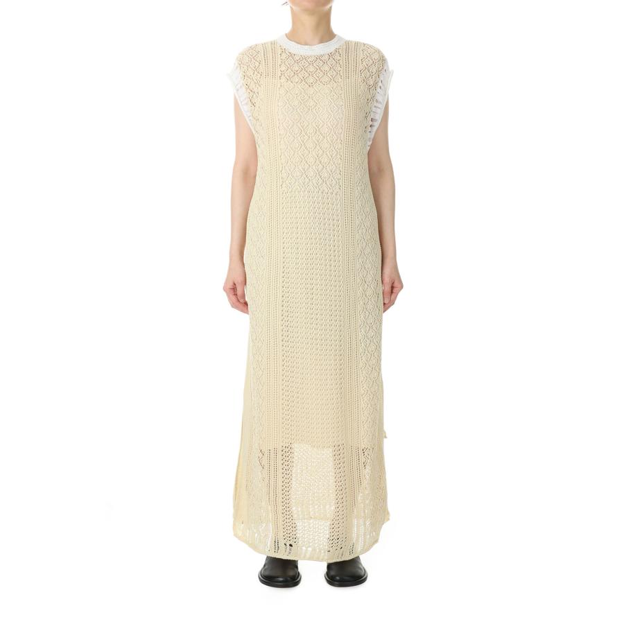 【SALE】Pattern Lace Knitdress -NATURAL(12220310) Todayful(トゥデイフル) | TODAYFUL | 01