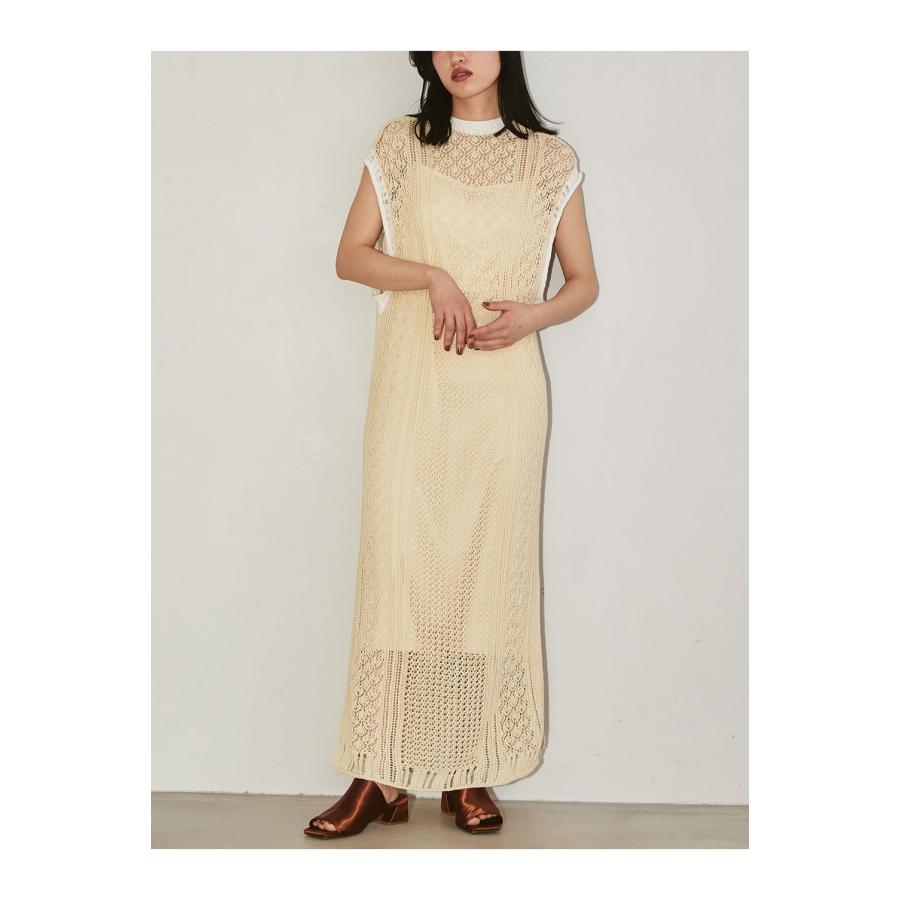 【SALE】Pattern Lace Knitdress -NATURAL(12220310) Todayful(トゥデイフル) | TODAYFUL | 07