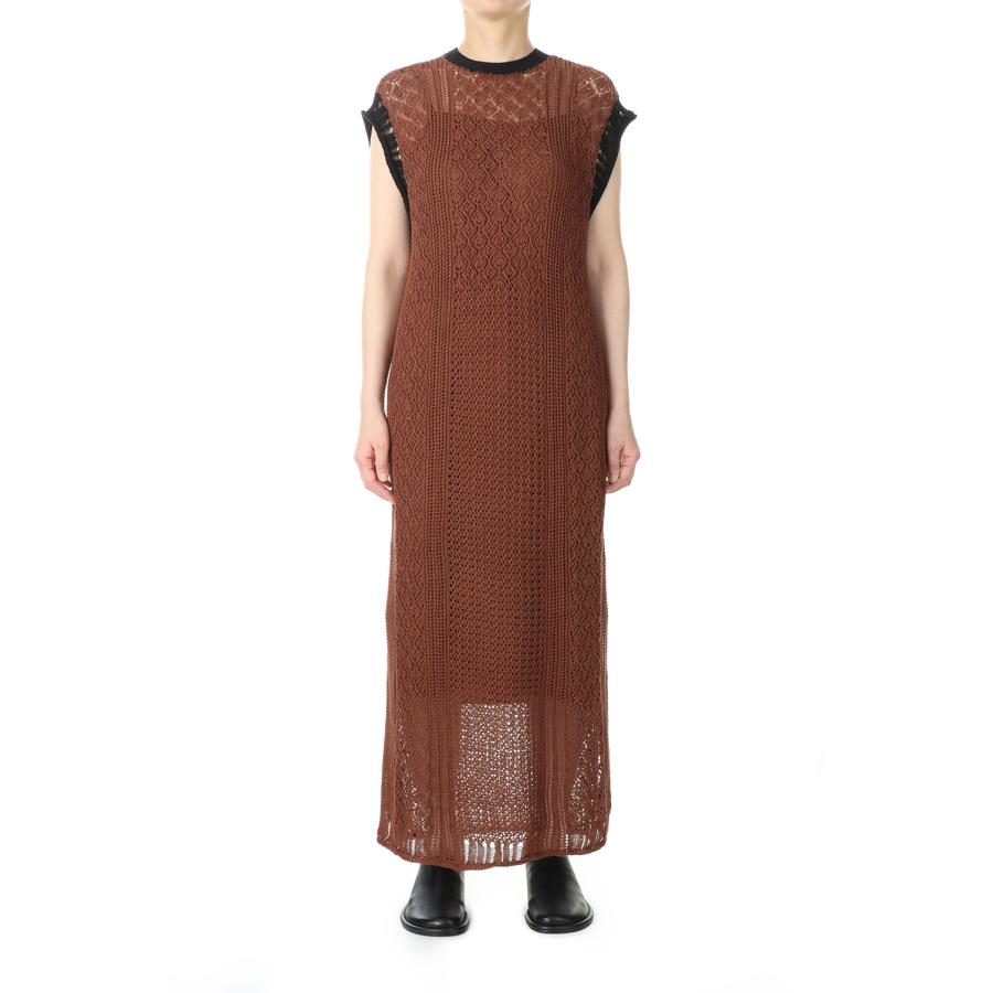 【SALE】Pattern Lace Knitdress -CAMEL(12220310) Todayful(トゥデイフル) | TODAYFUL | 01