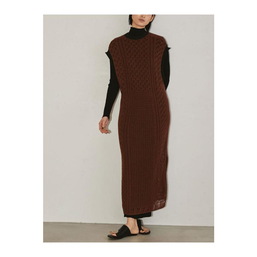 【SALE】Pattern Lace Knitdress -CAMEL(12220310) Todayful(トゥデイフル) | TODAYFUL | 07