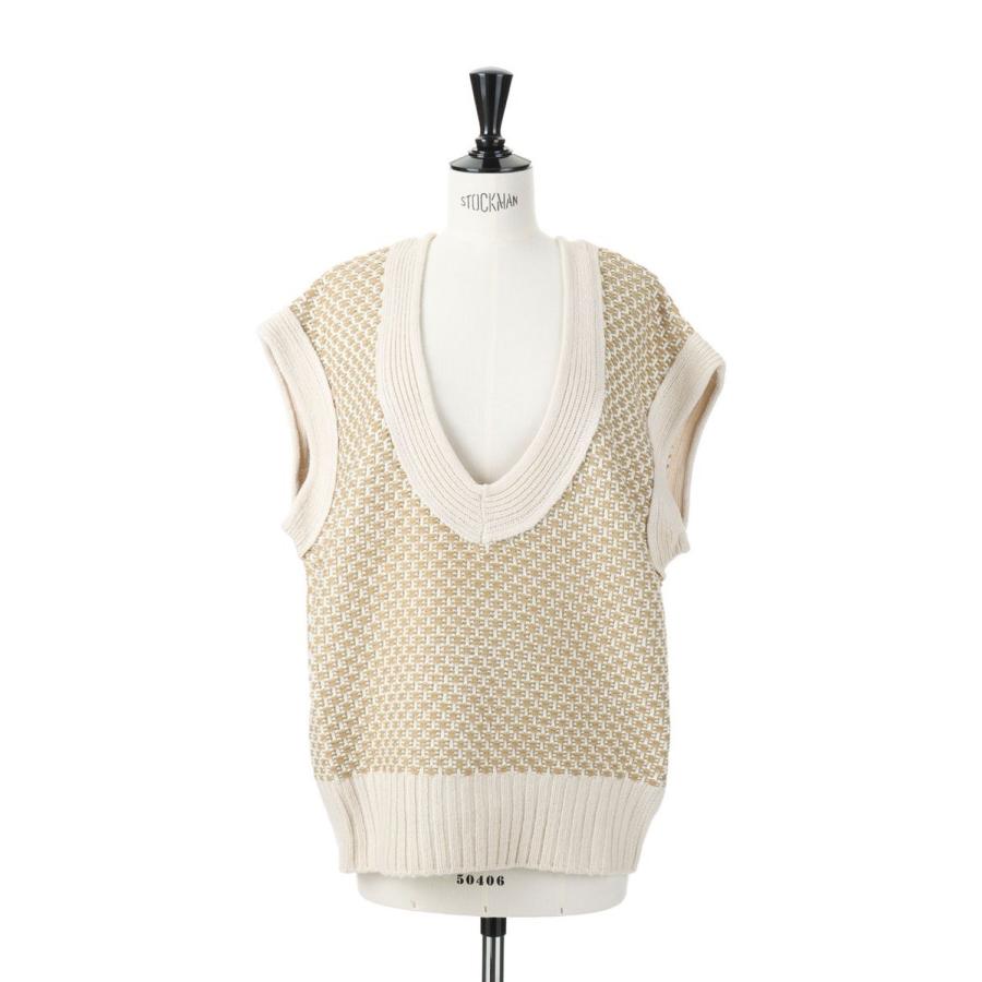TODAYFUL トゥデイフル Jacquard Knit Vest -OLIVE（12220515） | TODAYFUL