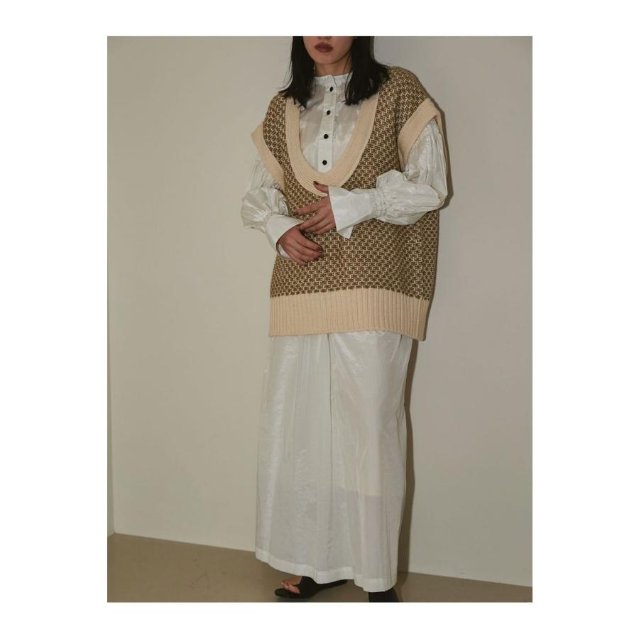 TODAYFUL トゥデイフル Jacquard Knit Vest -OLIVE（12220515） | TODAYFUL | 05