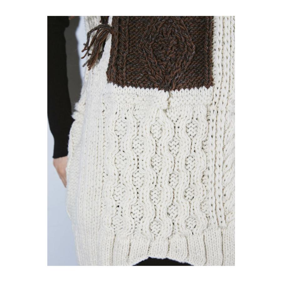 【SALE】Patchwork Handknit Vest (12220507) Todayful(トゥデイフル) | TODAYFUL | 12