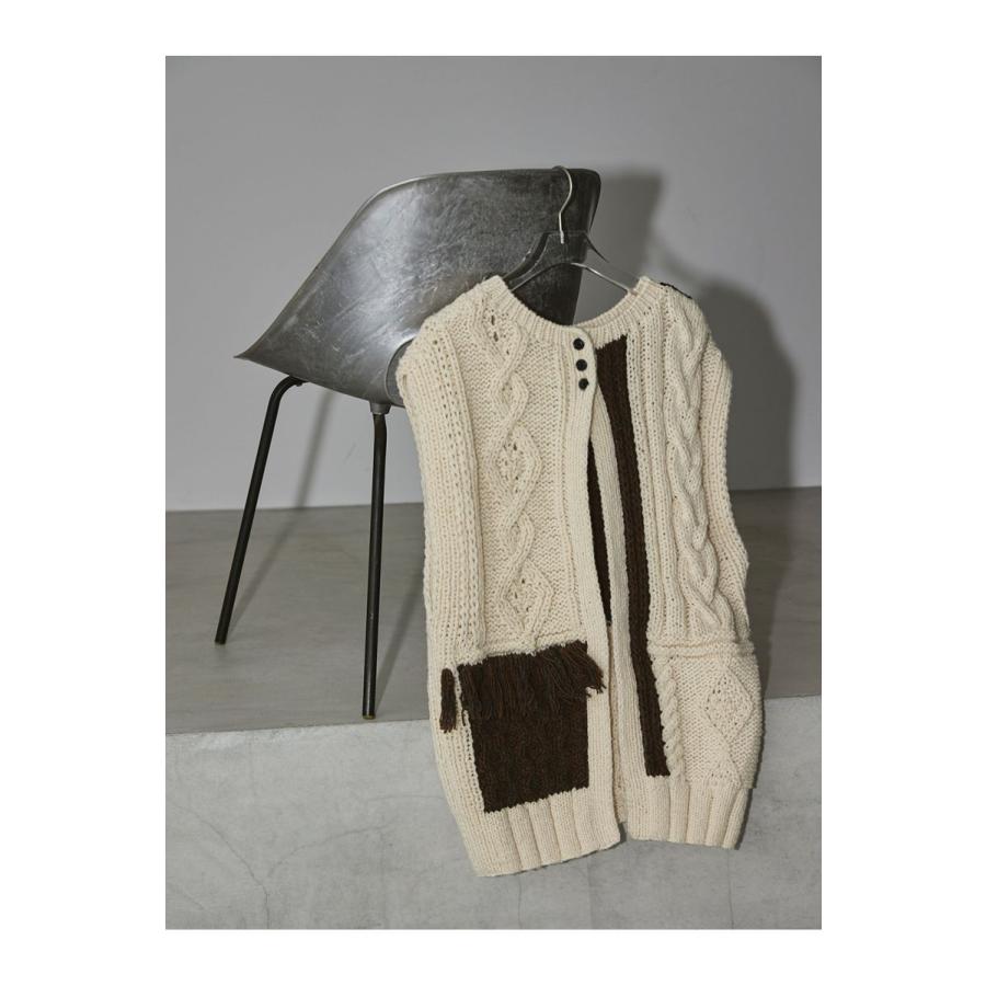 【SALE】Patchwork Handknit Vest (12220507) Todayful(トゥデイフル) | TODAYFUL | 06