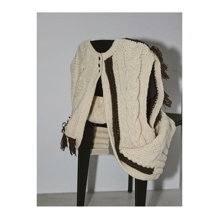 【SALE】Patchwork Handknit Vest (12220507) Todayful(トゥデイフル) | TODAYFUL | 07