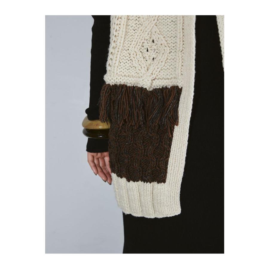 【SALE】Patchwork Handknit Vest (12220507) Todayful(トゥデイフル) | TODAYFUL | 09