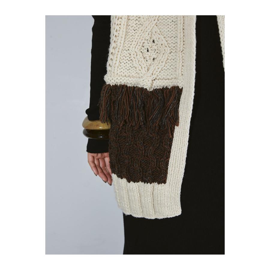 【SALE】Patchwork Handknit Vest (12220507) Todayful(トゥデイフル) | TODAYFUL | 09