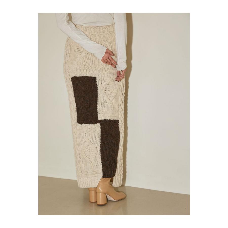 【SALE】TODAYFUL トゥデイフル  Patchwork Knit Skirt (12220801) | TODAYFUL | 13