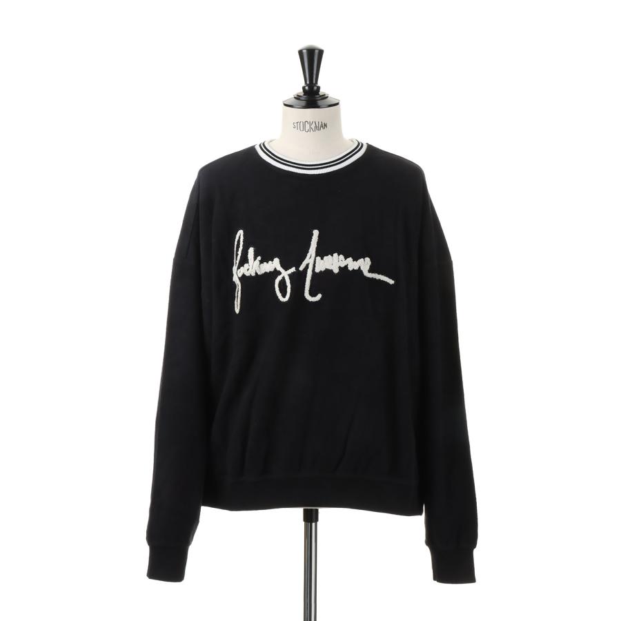 【P5倍 / SALE】PILLED CURSIVE CREWNECK/BLACK Fucking Awesome(ファッキンオーサム) | 