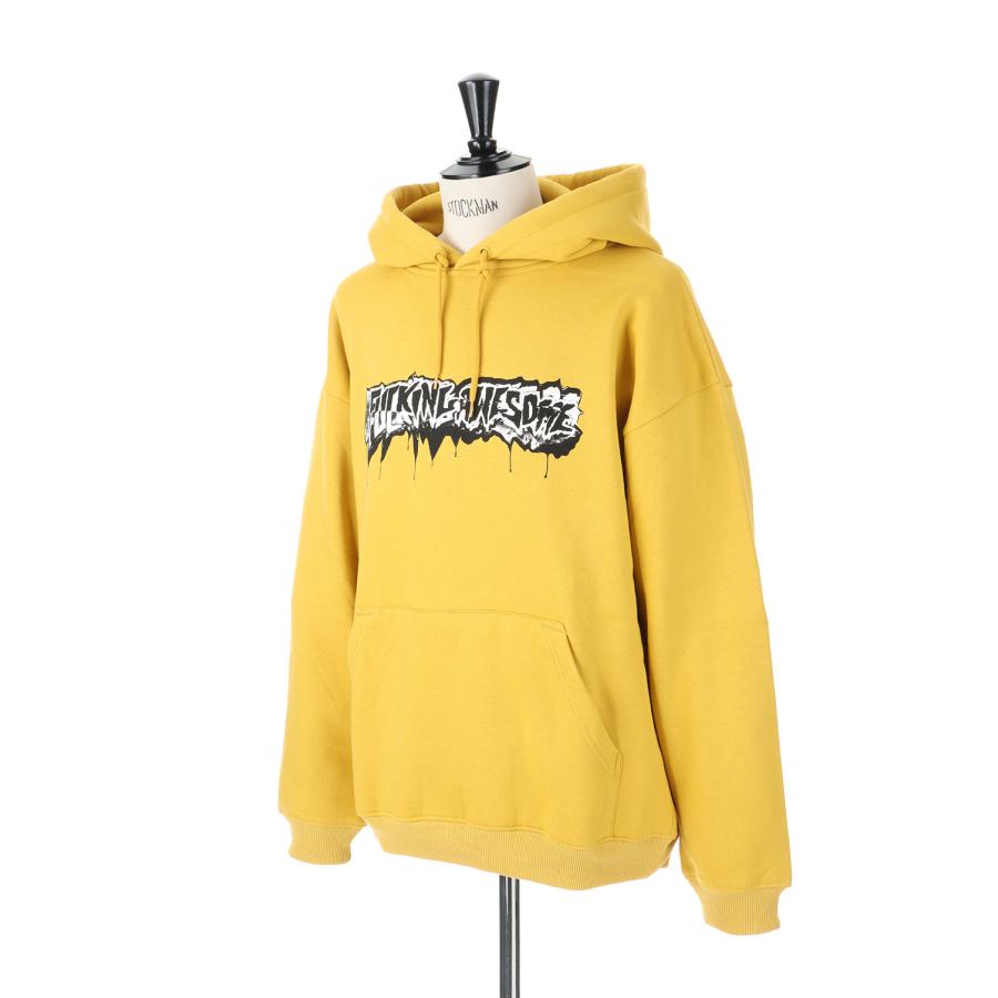 【P5倍 / SALE】DILL CUT UP LOGO HOODED SWEATSHIRT/Mustard Fucking Awesome(ファッキンオーサム) |  | 01