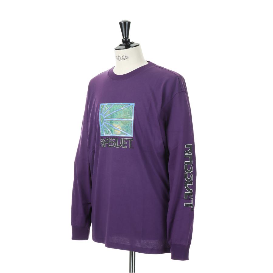 【P5倍 / SALE】MEN LS PAINTING TSHIRT KNIT/PURPLE(PACC11T012) RASSVET(ラスベート) |  | 02