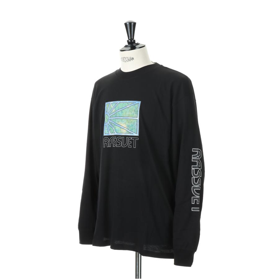 【P5倍 / SALE】MEN LS PAINTING TSHIRT KNIT/BLACK(PACC11T012) RASSVET(ラスベート) |  | 02
