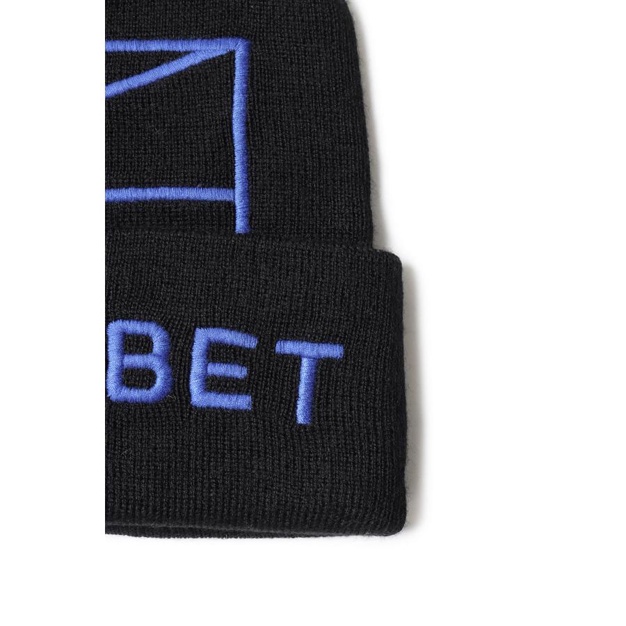 【P5倍】MEN BIG LOGO BEANIE KNIT/BLACK(PACC11K007) RASSVET(ラスベート) |  | 02