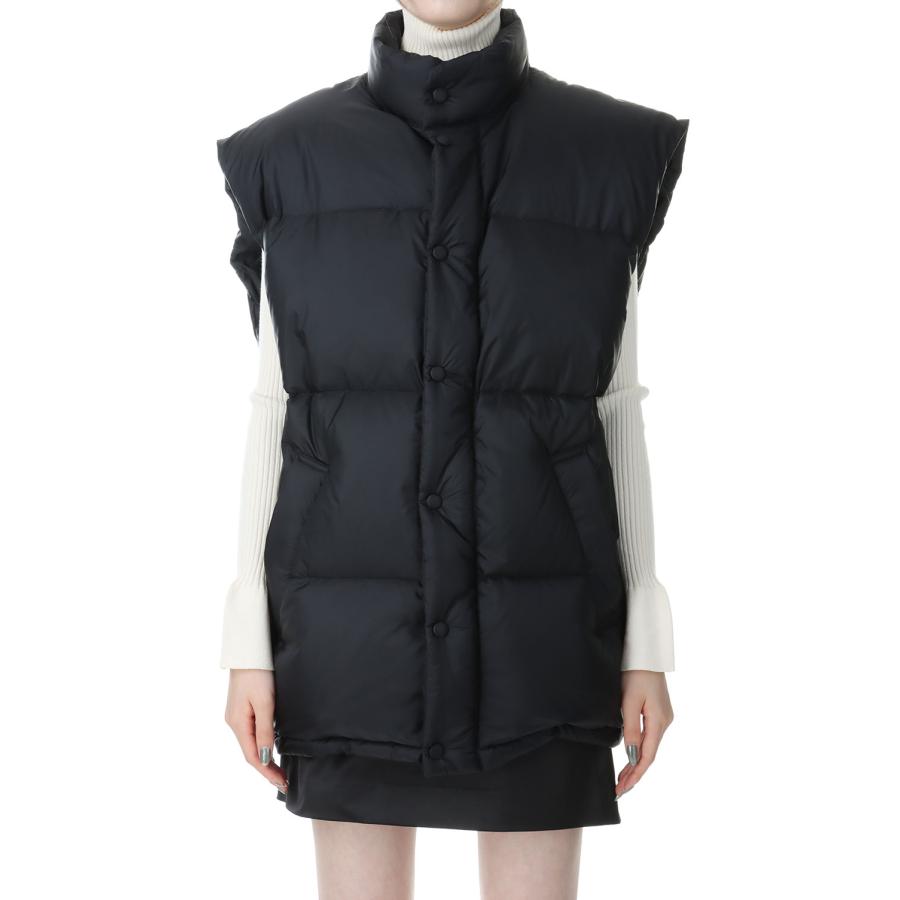 【P10倍】【SALE】NYLON TAFFETA OVERSIZED DOWN VEST -BLACK(22WVE-#409S) Jane Smith(ジェーンスミス) |  | 01