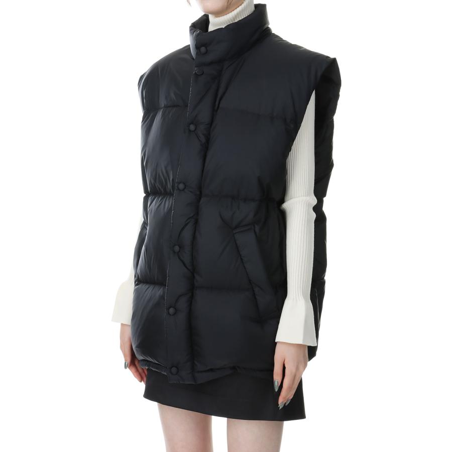 【P10倍】【SALE】NYLON TAFFETA OVERSIZED DOWN VEST -BLACK(22WVE-#409S) Jane Smith(ジェーンスミス) |  | 02