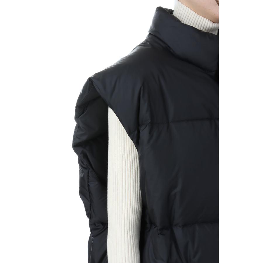 【P10倍】【SALE】NYLON TAFFETA OVERSIZED DOWN VEST -BLACK(22WVE-#409S) Jane Smith(ジェーンスミス) |  | 04
