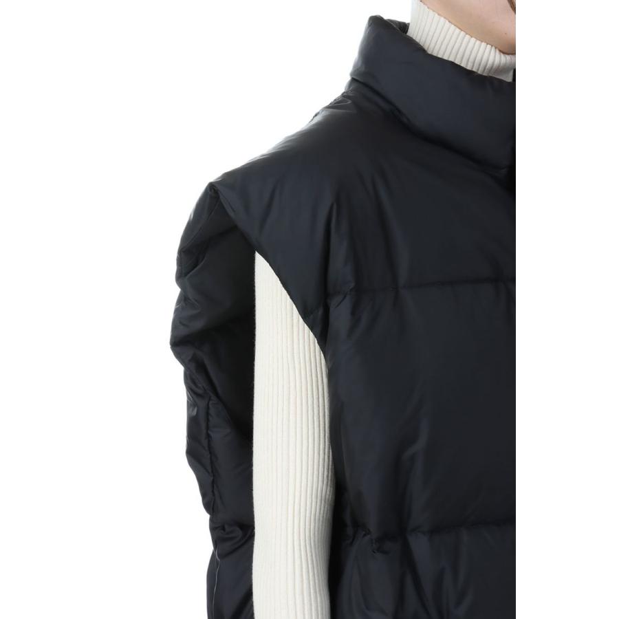 【SALE / 30%OFF】NYLON TAFFETA OVERSIZED DOWN VEST -BLACK(22WVE-#409S) Jane Smith(ジェーンスミス)