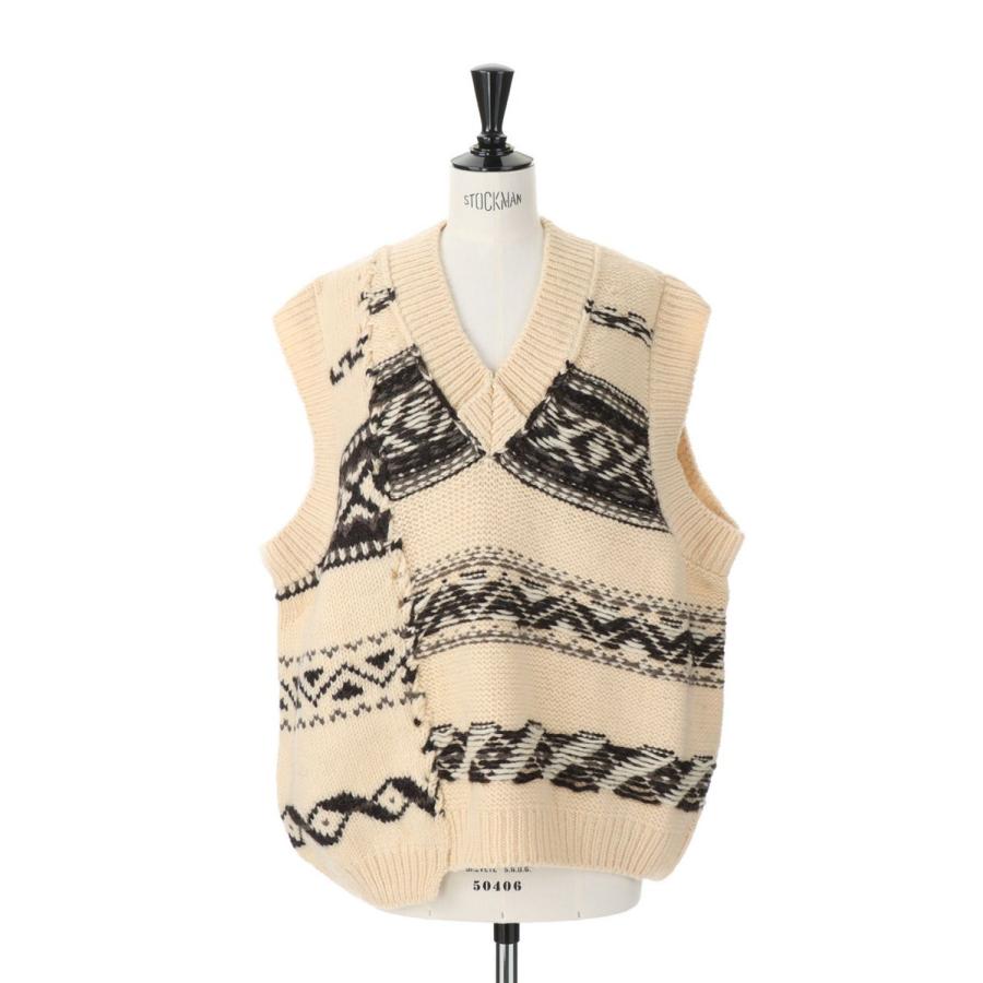 3G CANADIAN KINT V VEST -CREAM(22WKN-#424S) Jane Smith(ジェーンスミス) | 