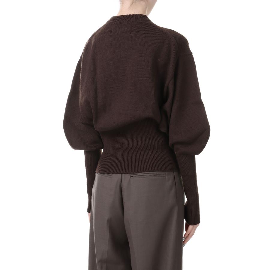 【P5倍 / SALE】7G BALLOON SLEEVE PULLOVER -BROWN(22WKN-#506L) Jane Smith(ジェーンスミス) |  | 02