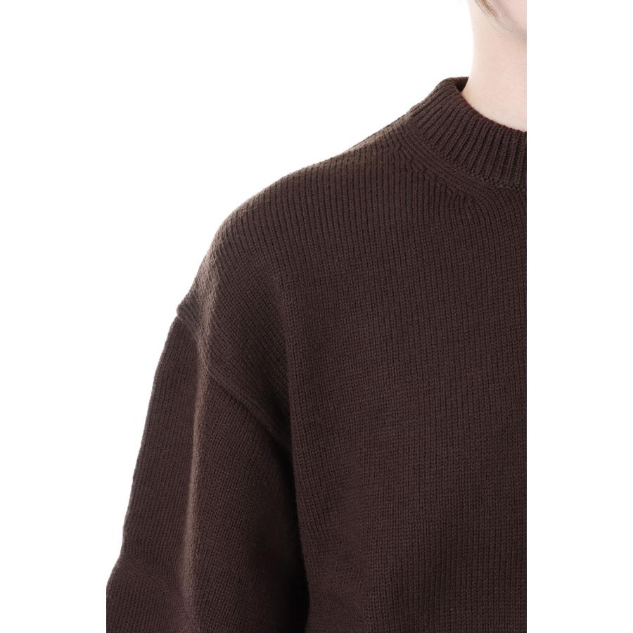 【P5倍 / SALE】7G BALLOON SLEEVE PULLOVER -BROWN(22WKN-#506L) Jane Smith(ジェーンスミス) |  | 03