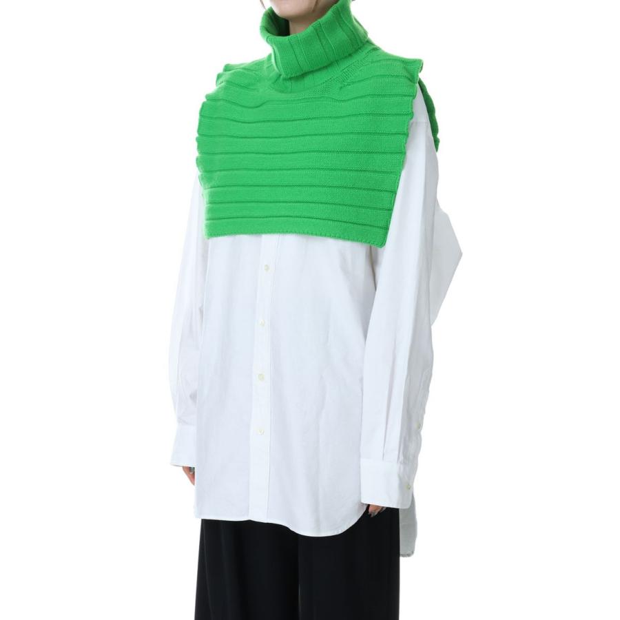 【P5倍 / SALE】5G HIGH NECK KNIT BIBS -LIME GREEN(22WKN-#414S) Jane Smith(ジェーンスミス) |  | 01