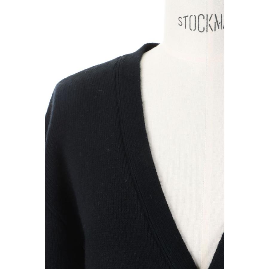 GREY FOX HEAD PATCH RELAXED CARDIGAN -BLACK(JM00518KT1006) Maison Kitsune -Women-(メゾンキツネ) |  | 03