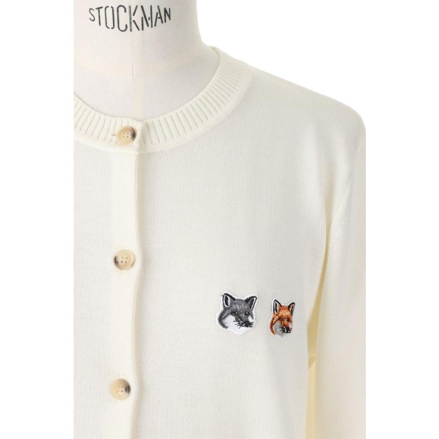 DOUBLE FOX HEAD PATCH ADJUSTED CARDIGAN-ECRU(GW00544KT1036) Maison Kitsune -Women-(メゾンキツネ) |  | 03