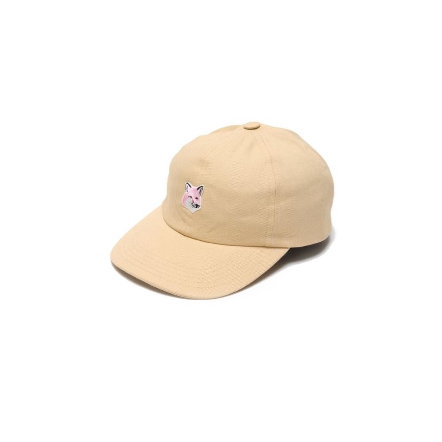 MONOCHROME FOX HEAD PATCH 6P CAP(JU06175WW0066) Maison Kitsune -Women-(メゾンキツネ) | 