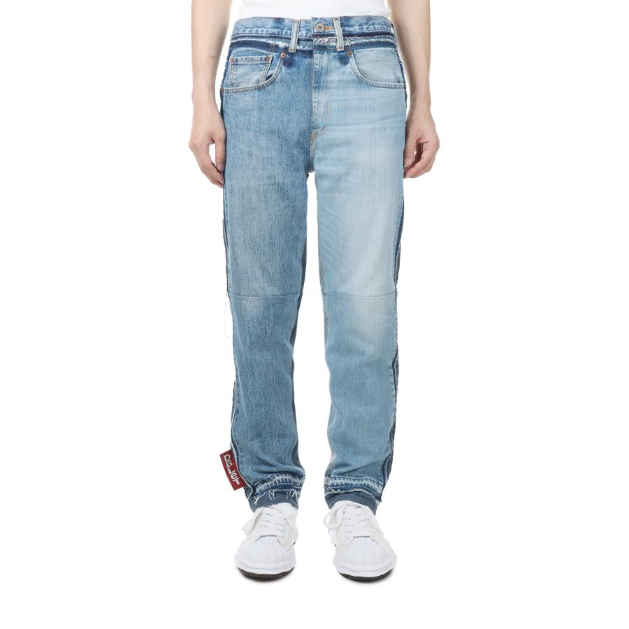 doublet（ダブレット） 【SALE】QUARTER DENIM UPCYCLE STRAIGHT PANTS 