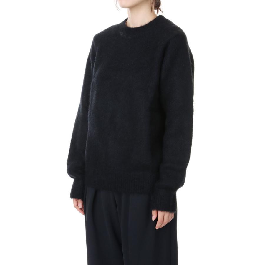 【SALE】5G mohair shaggy crew neck-BLACK(SL7W-273) SLOANE(スローン) | SLOANE | 01