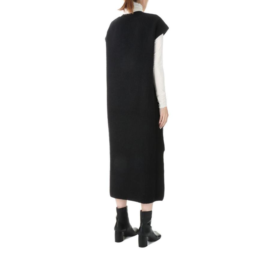 【P5倍 / SALE】5G single ridge knitting merino wool boucle v-neck one piece(SL7W-267) SLOANE(スローン) | SLOANE | 02