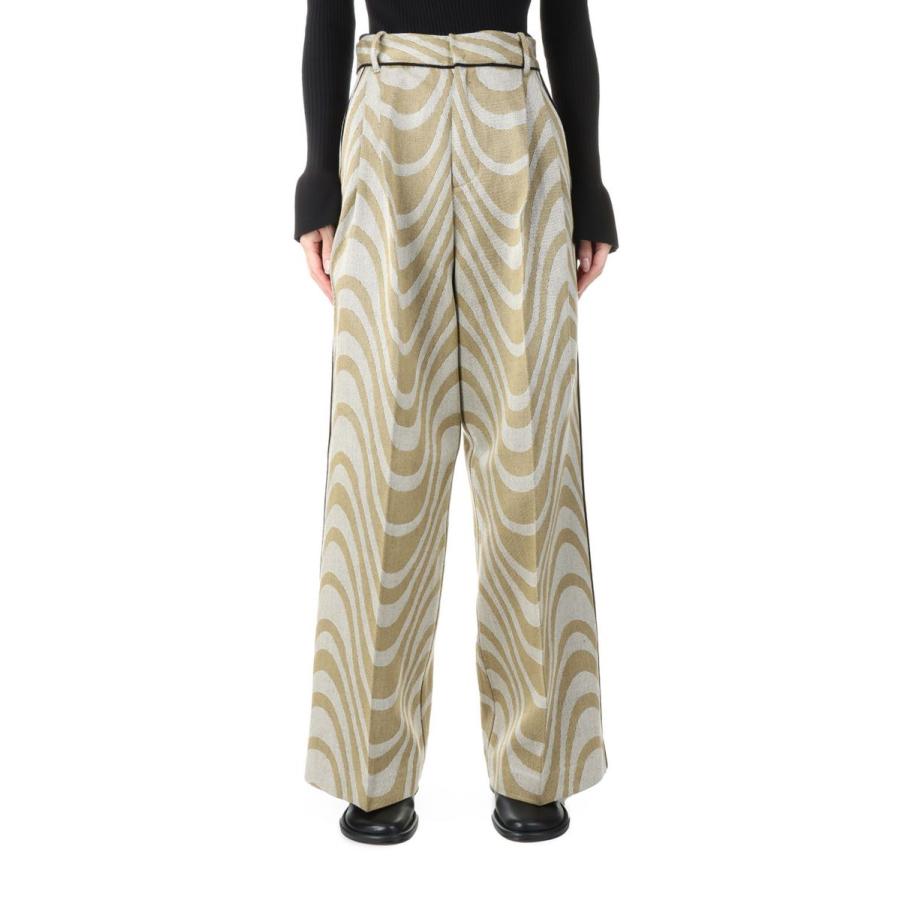 【SALE】Piping Jacquard Pants (12220702) Todayful(トゥデイフル) | TODAYFUL