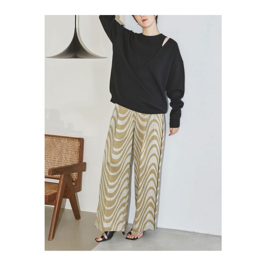 【SALE】Piping Jacquard Pants (12220702) Todayful(トゥデイフル) | TODAYFUL | 09