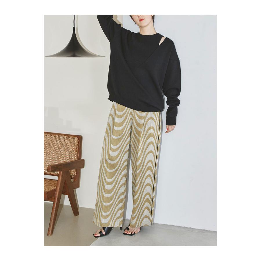 【SALE】Piping Jacquard Pants (12220702) Todayful(トゥデイフル) | TODAYFUL | 09