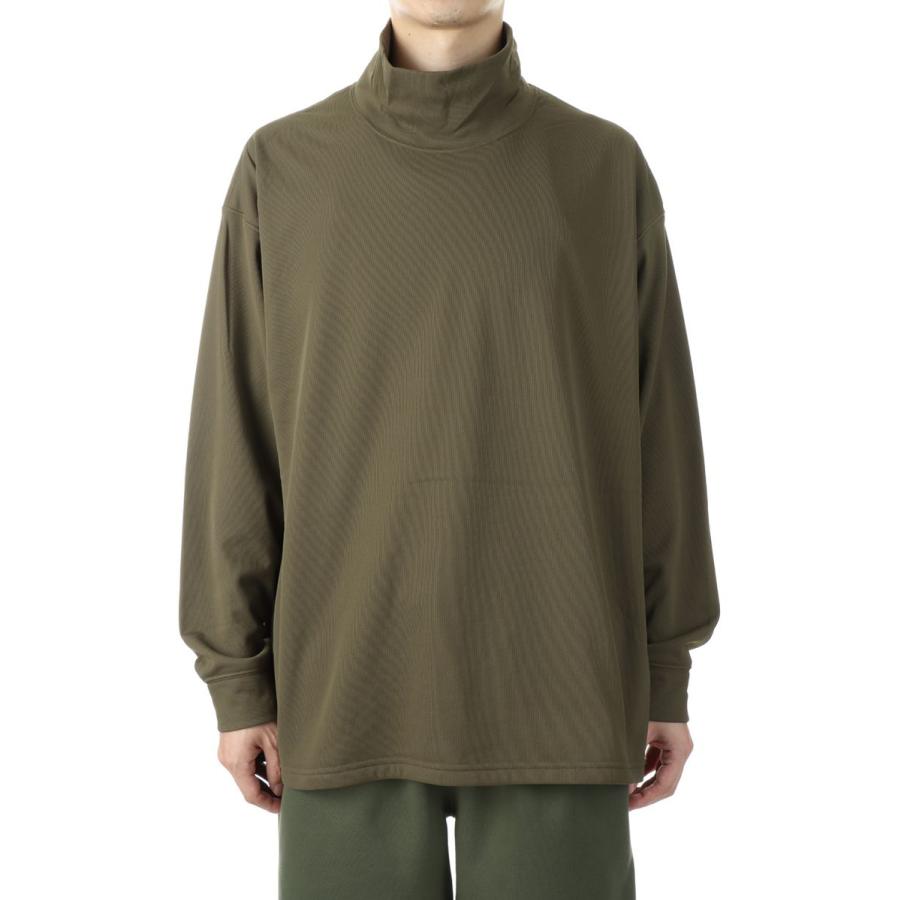 16時までで最短翌日発送】 TECH HIGH NECK TEE - OLIVE (BE-35022W