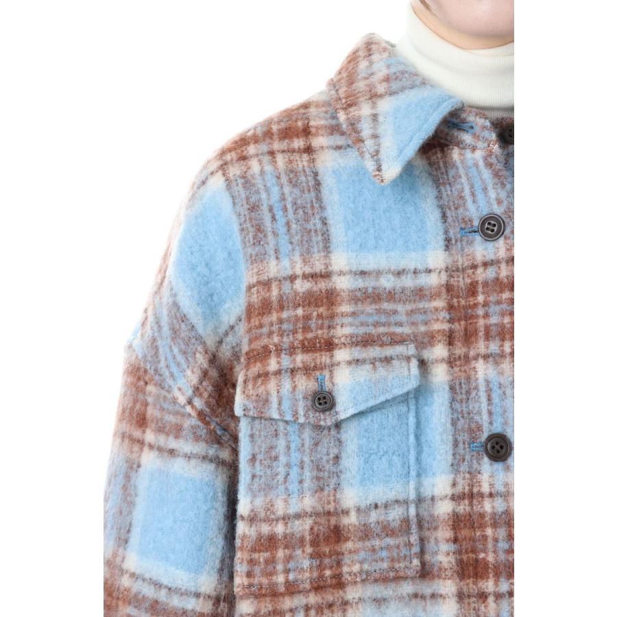 【SALE】SHAGGY CHECK JACKET/BLUE(22AMSJK02) Shinzone(シンゾーン) | Shinzone | 04