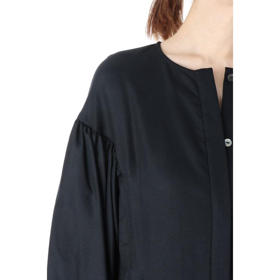 【P5倍 / SALE】Wool Balloon sleeve Dress/BLACK(E22AW/D-01/01) EBONY(エボニー) | EBONY | 03