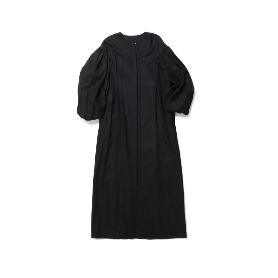 【P5倍 / SALE】Wool Balloon sleeve Dress/BLACK(E22AW/D-01/01) EBONY(エボニー) | EBONY | 05