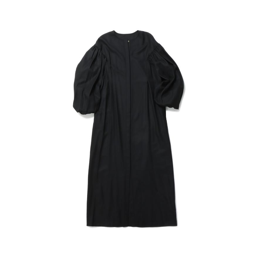 【P5倍 / SALE】Wool Balloon sleeve Dress/BLACK(E22AW/D-01/01) EBONY(エボニー) | EBONY | 05