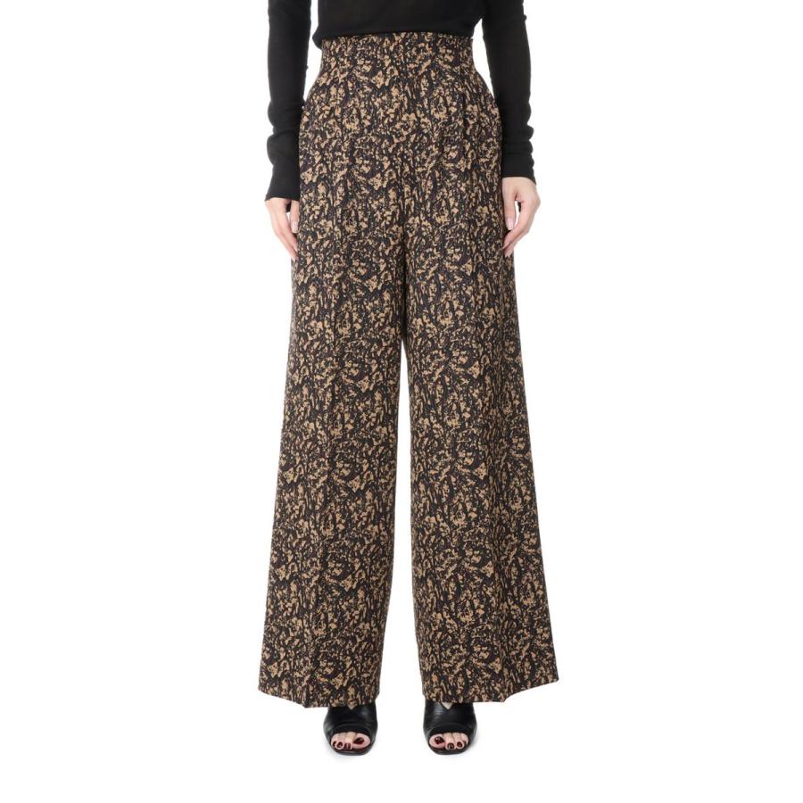 【P5倍 / SALE】Granite High waist pants/BROWN mix(E22AW/P-02/02) EBONY(エボニー) | EBONY