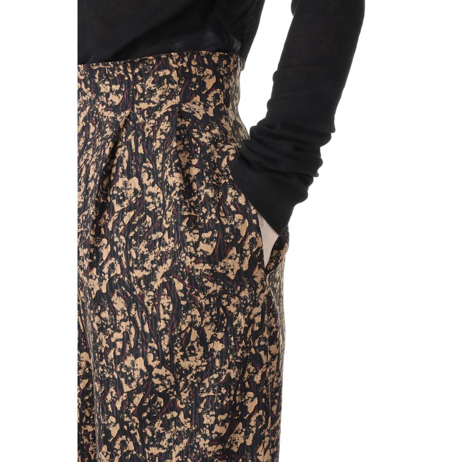 【P5倍 / SALE】Granite High waist pants/BROWN mix(E22AW/P-02/02) EBONY(エボニー) | EBONY | 03