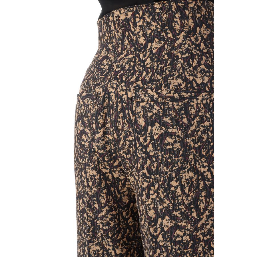 【P5倍 / SALE】Granite High waist pants/BROWN mix(E22AW/P-02/02) EBONY(エボニー) | EBONY | 04