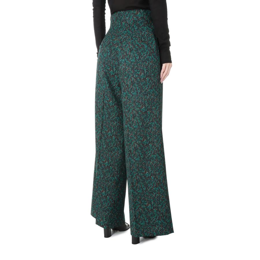 【P10倍】【SALE】Granite High waist pants/GREEN mix(E22AW/P-02/02) EBONY(エボニー) | EBONY | 02