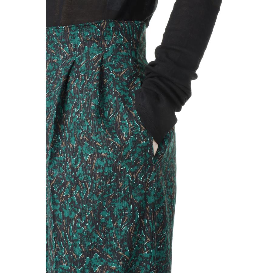 【P10倍】【SALE】Granite High waist pants/GREEN mix(E22AW/P-02/02) EBONY(エボニー) | EBONY | 03