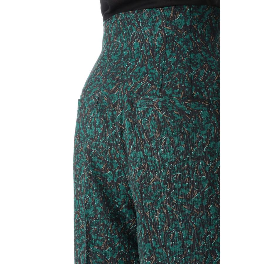 【P5倍 / SALE】Granite High waist pants/GREEN mix(E22AW/P-02/02) EBONY(エボニー) | EBONY | 04