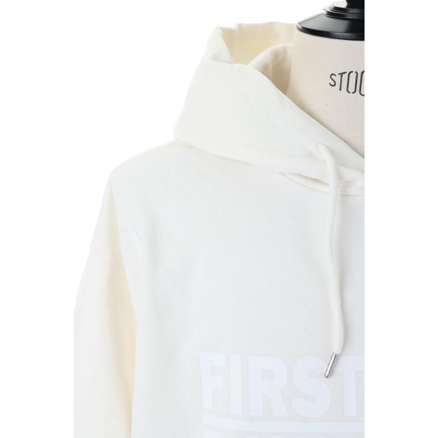 【P5倍 / SALE】PRINT HOODED COTTON SWEAT/WHITE(F372004C) [BP] First Down -Men-(ファースト・ダウン)First Down | FIRST DOWN | 06