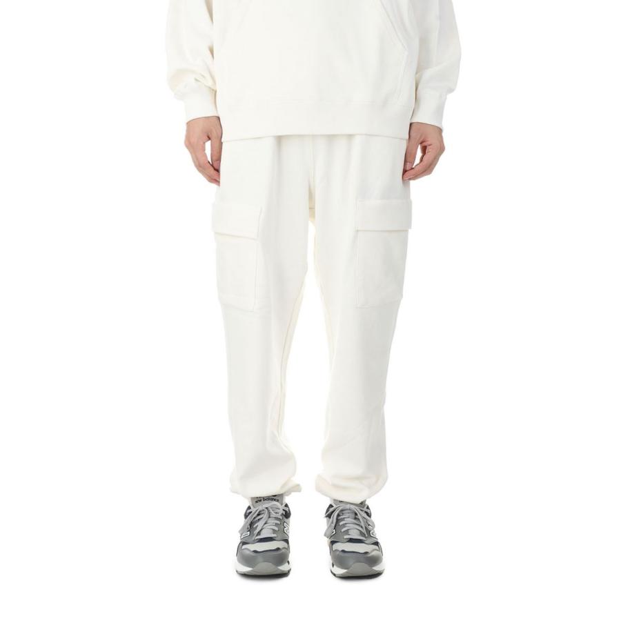 【P5倍 / SALE】CARGO PANTS COTTON SWEAT/WHITE(F372005C) [BP] First Down -Men-(ファースト・ダウン)First Down | FIRST DOWN