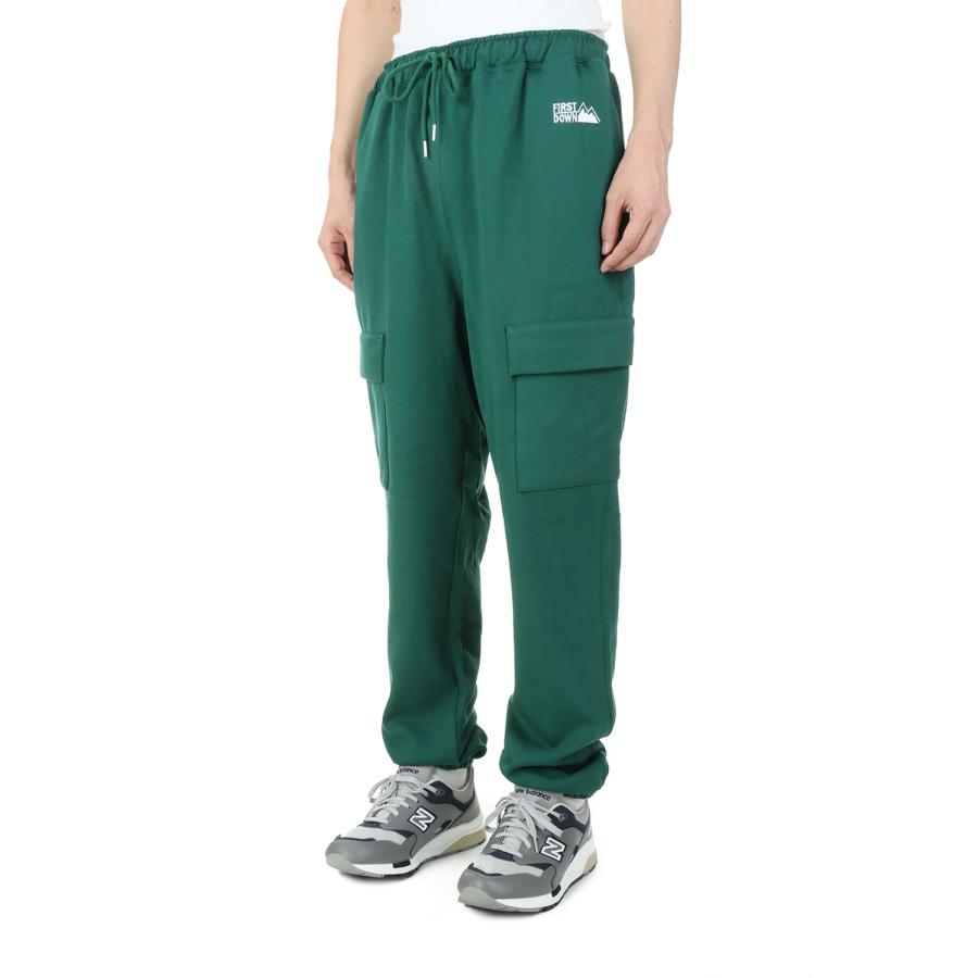 【P5倍 / SALE】CARGO PANTS COTTON SWEAT/GREEN(F372005C) [BP] First Down -Men-(ファースト・ダウン)First Down | FIRST DOWN | 02