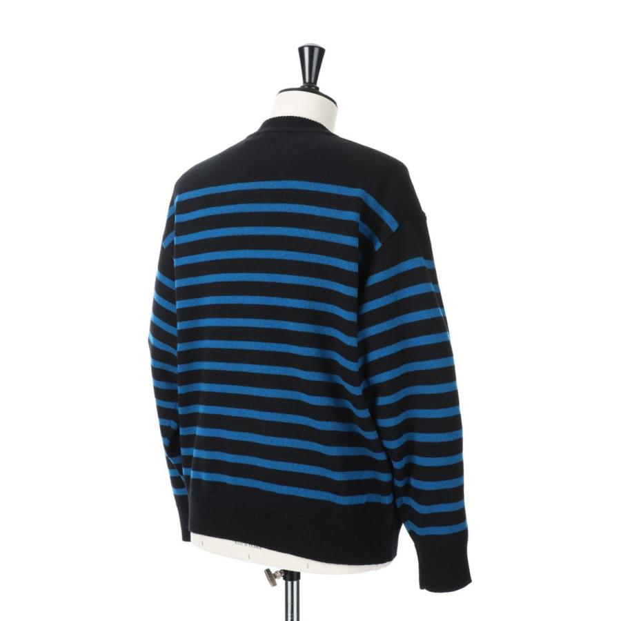 【SALE】BASQUE KNIT(1004AWKN01) - C:BLACK×BLUE- is-ness(イズネス) |  | 02
