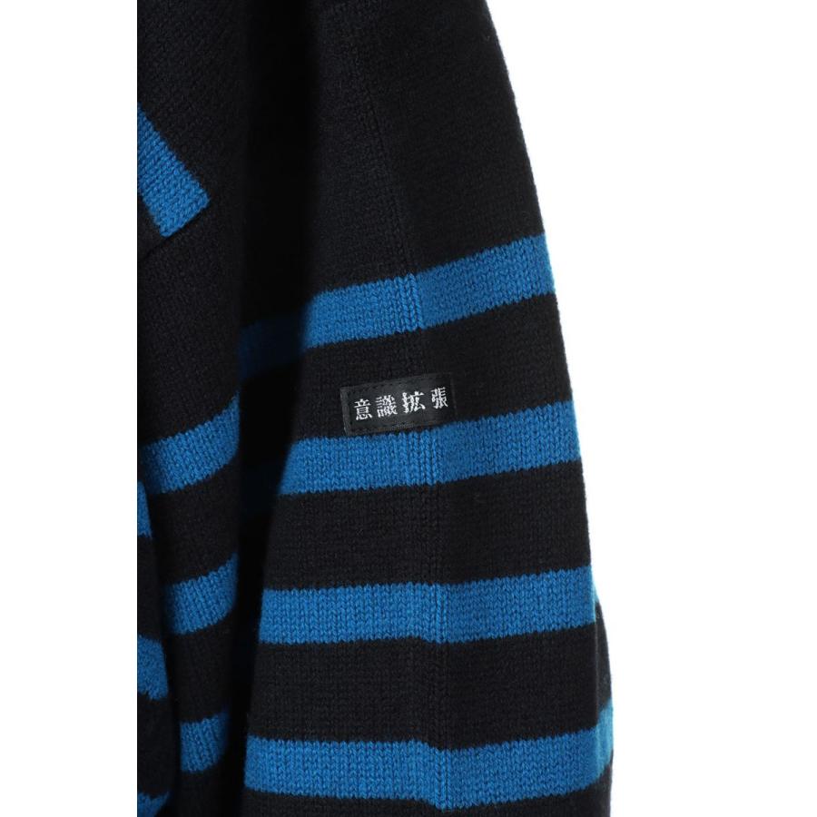 【SALE】BASQUE KNIT(1004AWKN01) - C:BLACK×BLUE- is-ness(イズネス) |  | 05